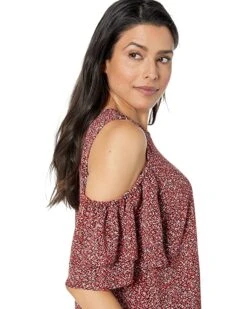 MICHAEL Michael Kors Cold-Shoulder Flutter Top | Shirts & Tops 6 MICHAEL Michael Kors Cold-Shoulder Flutter Top | Shirts & Tops -Michael Kors Sale 81S3MAIaNjL. AC SR736920