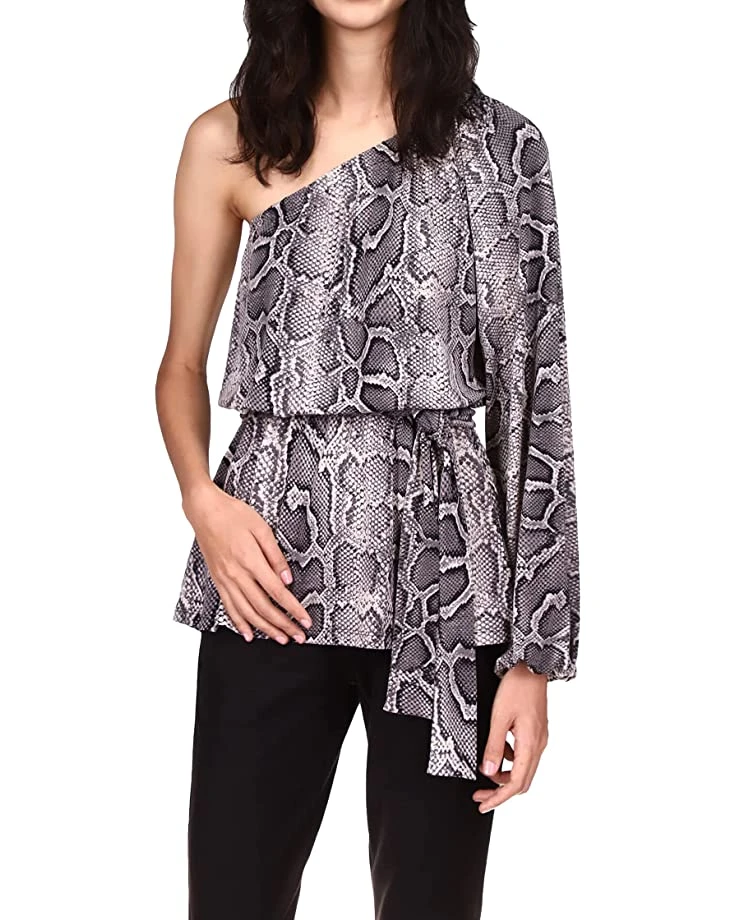 MICHAEL Michael Kors Snake One Shoulder Tunic | Shirts & Tops 1 MICHAEL Michael Kors Snake One Shoulder Tunic | Shirts & Tops