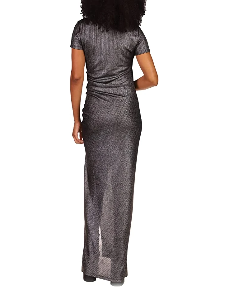 MICHAEL Michael Kors Ruched Short Sleeve Midi Dress | Dresses 3 MICHAEL Michael Kors Ruched Short Sleeve Midi Dress | Dresses - Image 3