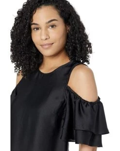 MICHAEL Michael Kors Satin Cold-Shoulder Top | Shirts & Tops 6 MICHAEL Michael Kors Satin Cold-Shoulder Top | Shirts & Tops -Michael Kors Sale 81k O ZOaLL. AC SR736920