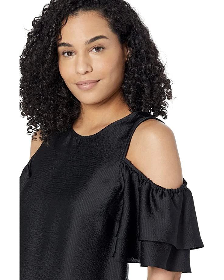 MICHAEL Michael Kors Satin Cold-Shoulder Top | Shirts & Tops 3 MICHAEL Michael Kors Satin Cold-Shoulder Top | Shirts & Tops - Image 3