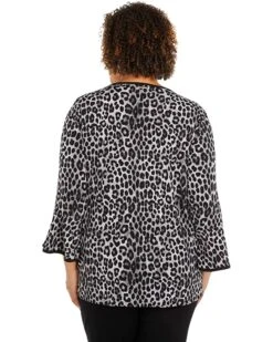 MICHAEL Michael Kors Plus Size Cheetah Flutter Sleeve Top | Shirts & Tops -Michael Kors Sale 81qL fOLOrL. AC SR736920