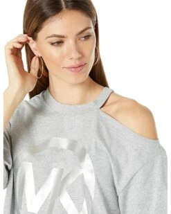 MICHAEL Michael Kors Print Cutout Shoulder Tee | Shirts & Tops 6 MICHAEL Michael Kors Print Cutout Shoulder Tee | Shirts & Tops -Michael Kors Sale 81qTWkihdjL. AC SR736920