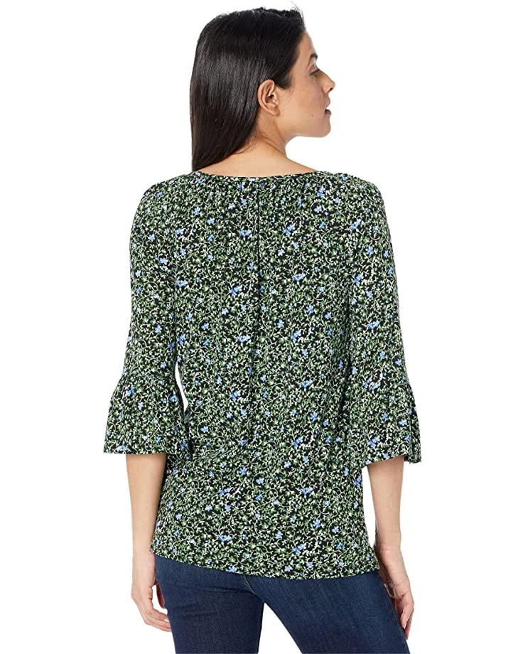 MICHAEL Michael Kors Vine Leaves Flare Sleeve Top | Shirts & Tops 2 MICHAEL Michael Kors Vine Leaves Flare Sleeve Top | Shirts & Tops - Image 2