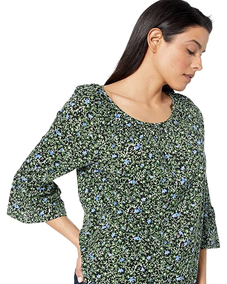 MICHAEL Michael Kors Vine Leaves Flare Sleeve Top | Shirts & Tops 3 MICHAEL Michael Kors Vine Leaves Flare Sleeve Top | Shirts & Tops - Image 3