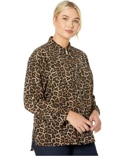 MICHAEL Michael Kors Plus Size Leopard Dog Tag | Shirts & Tops -Michael Kors Sale 91jJFSlz tL. AC SR736920
